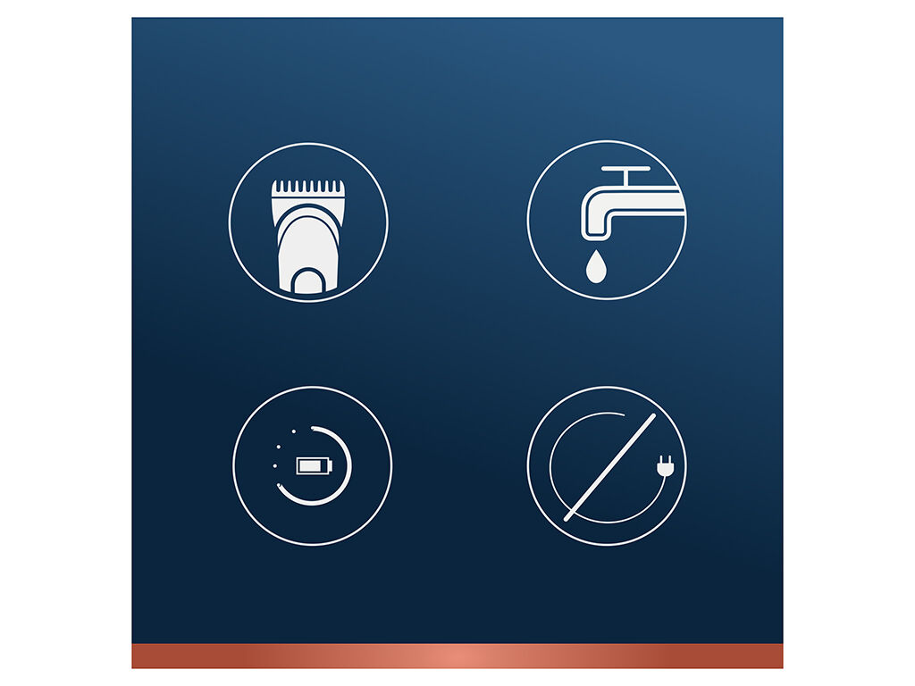 Aparador de Barba com 3 Pentes King C. Gillette image number 2