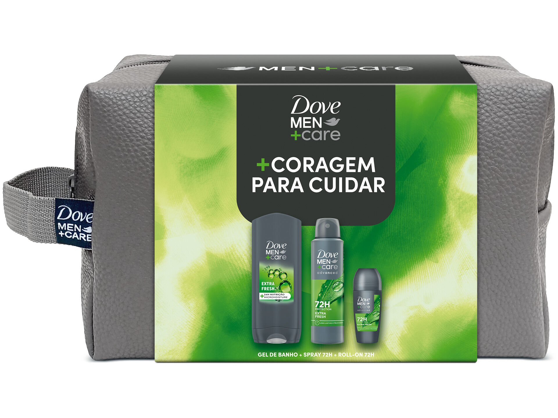 CONJUNTO DOVE MEN EXTRA FRESH BOLSA