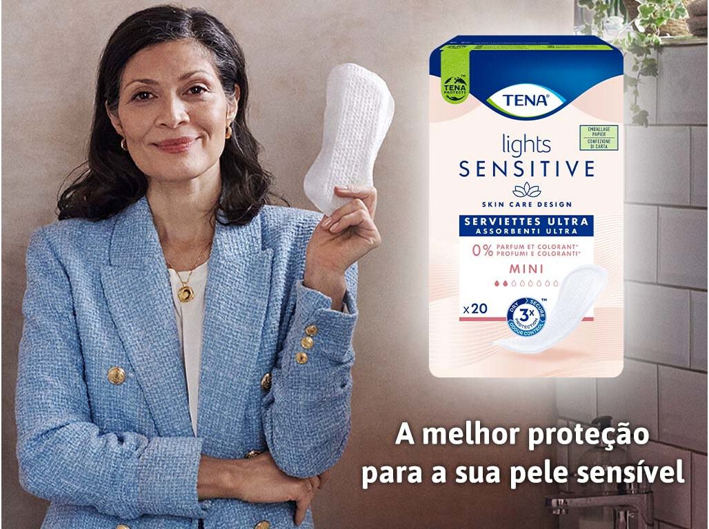 PENSOS INCONTIN&Ecirc;NCIA LIGHTS SENSITIVE MINI 20 UN image number 1