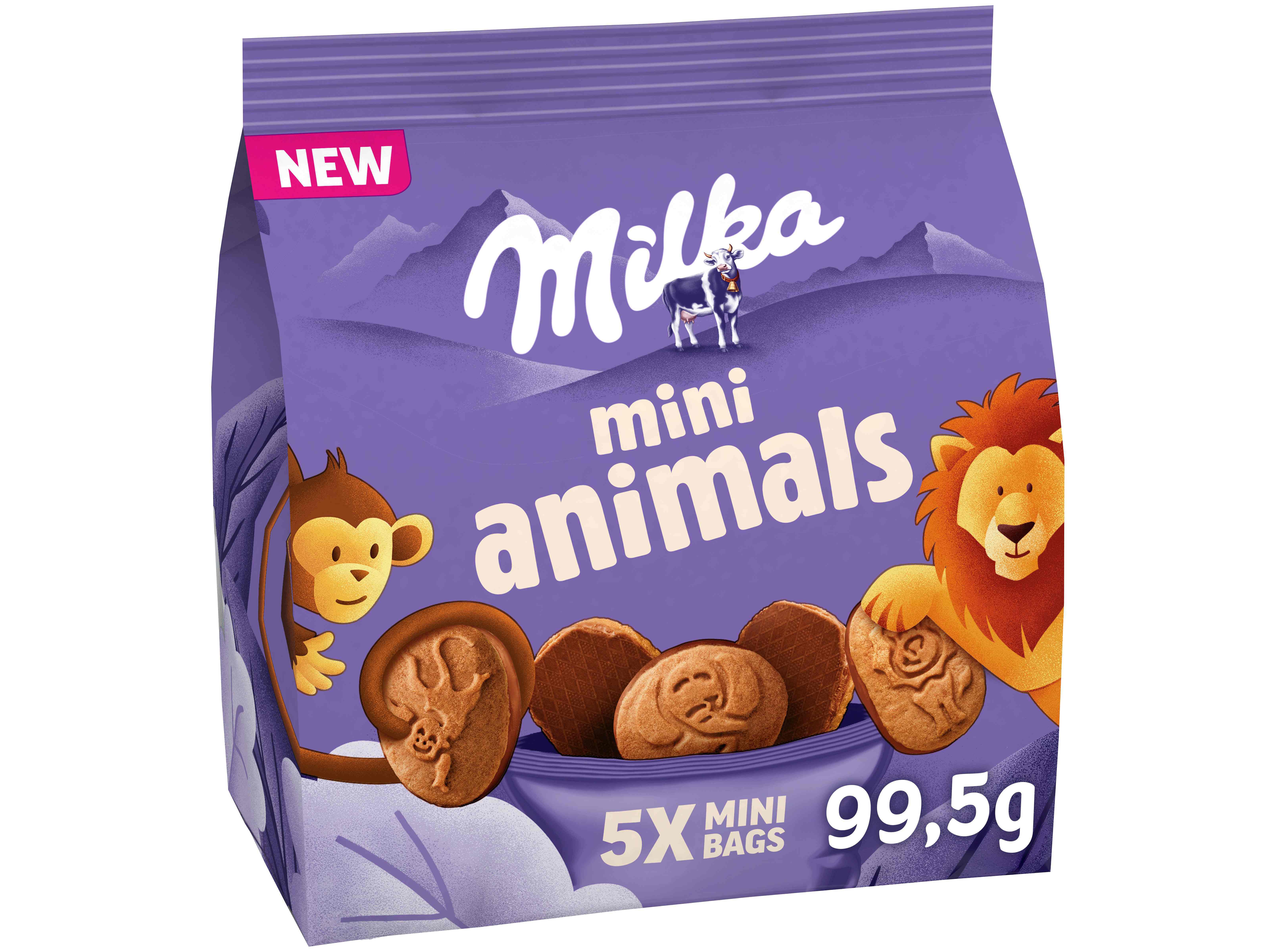 BOLACHA MILKA MINI ANIMALS 99.5G
