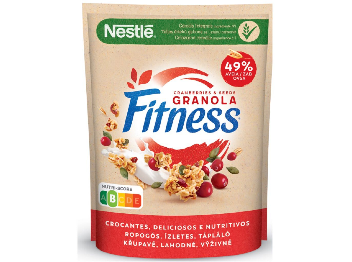 CEREAIS FITNESS GRANOLA ARANDOS E SEMENTES AB&Oacute;BORA 300G