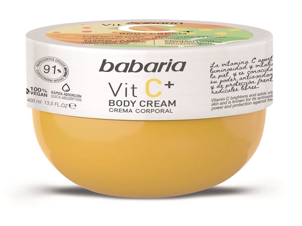 CREME CORPORAL VITAMINA C BABARIA 400 ML. image number 0