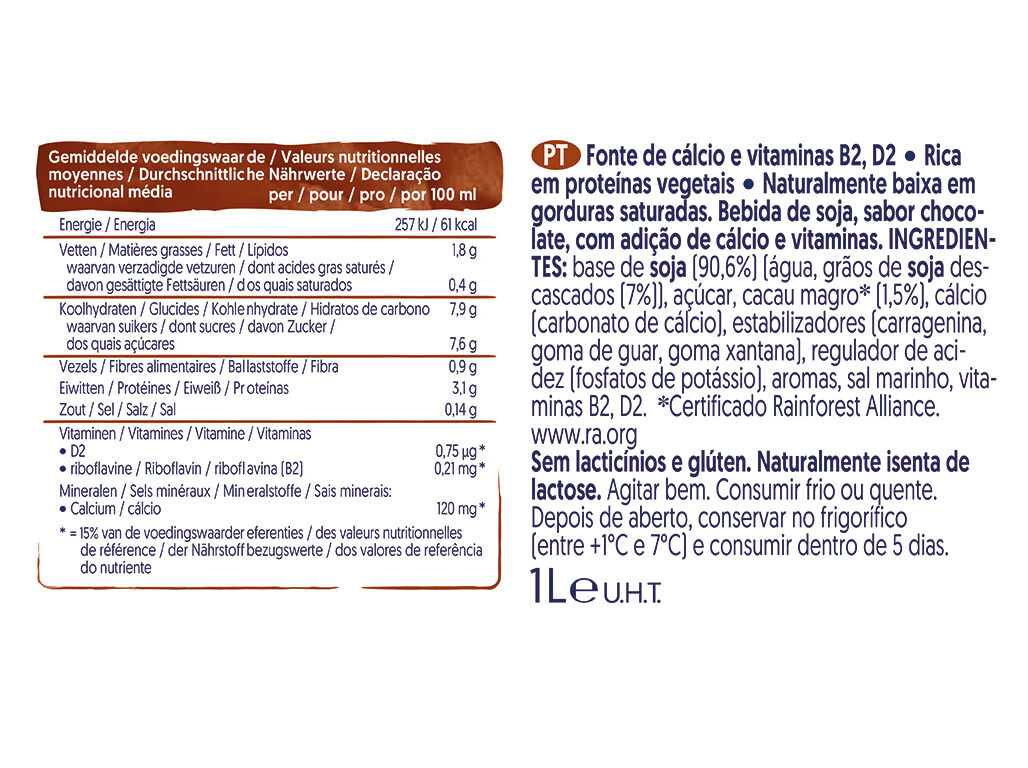 BEBIDA ALPRO SOJA CHOCOLATE 1L image number 1
