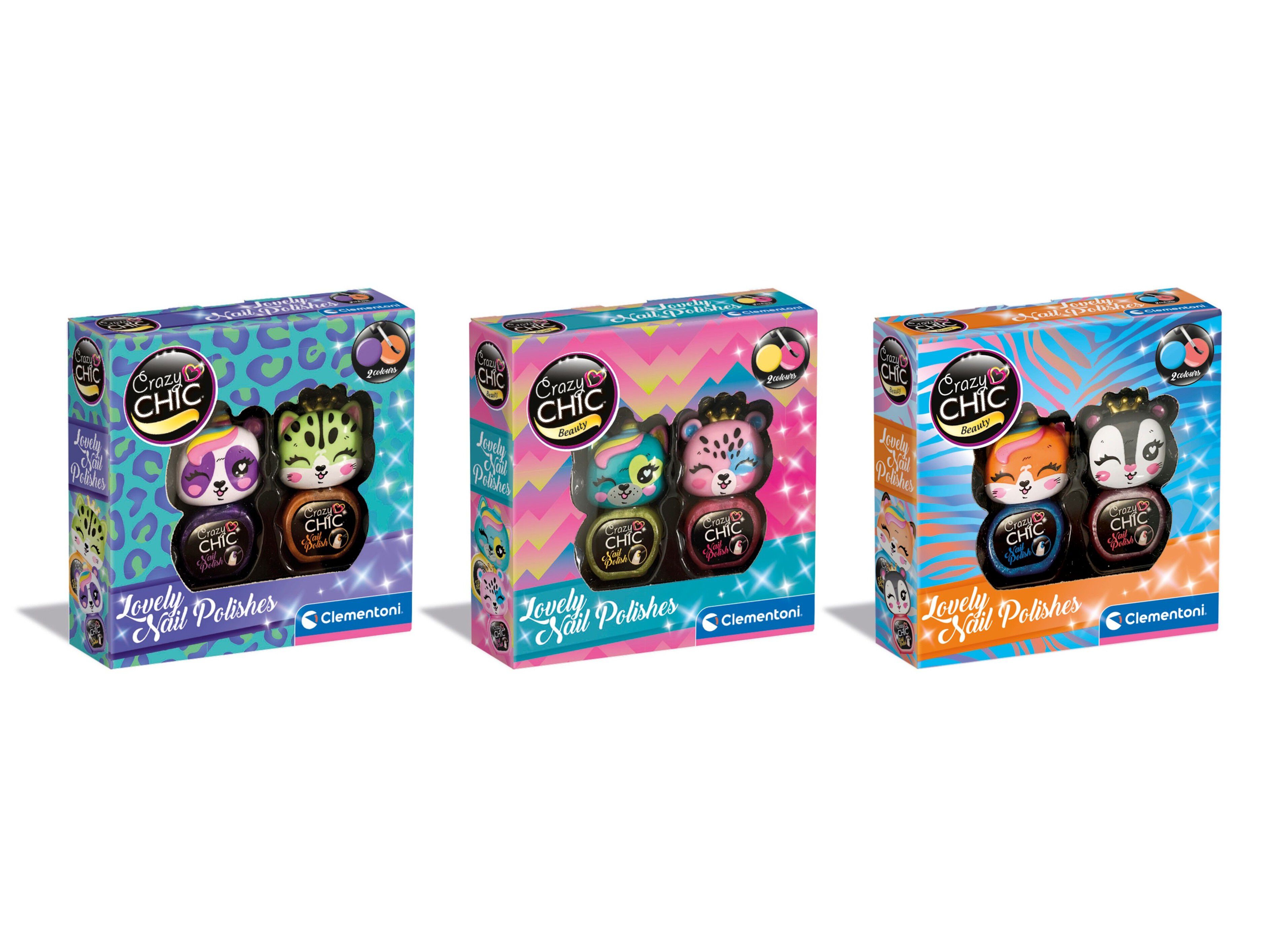 NAIL SET ANIMALS CRAZY CHIC MODELOS SORTIDOS image number 2