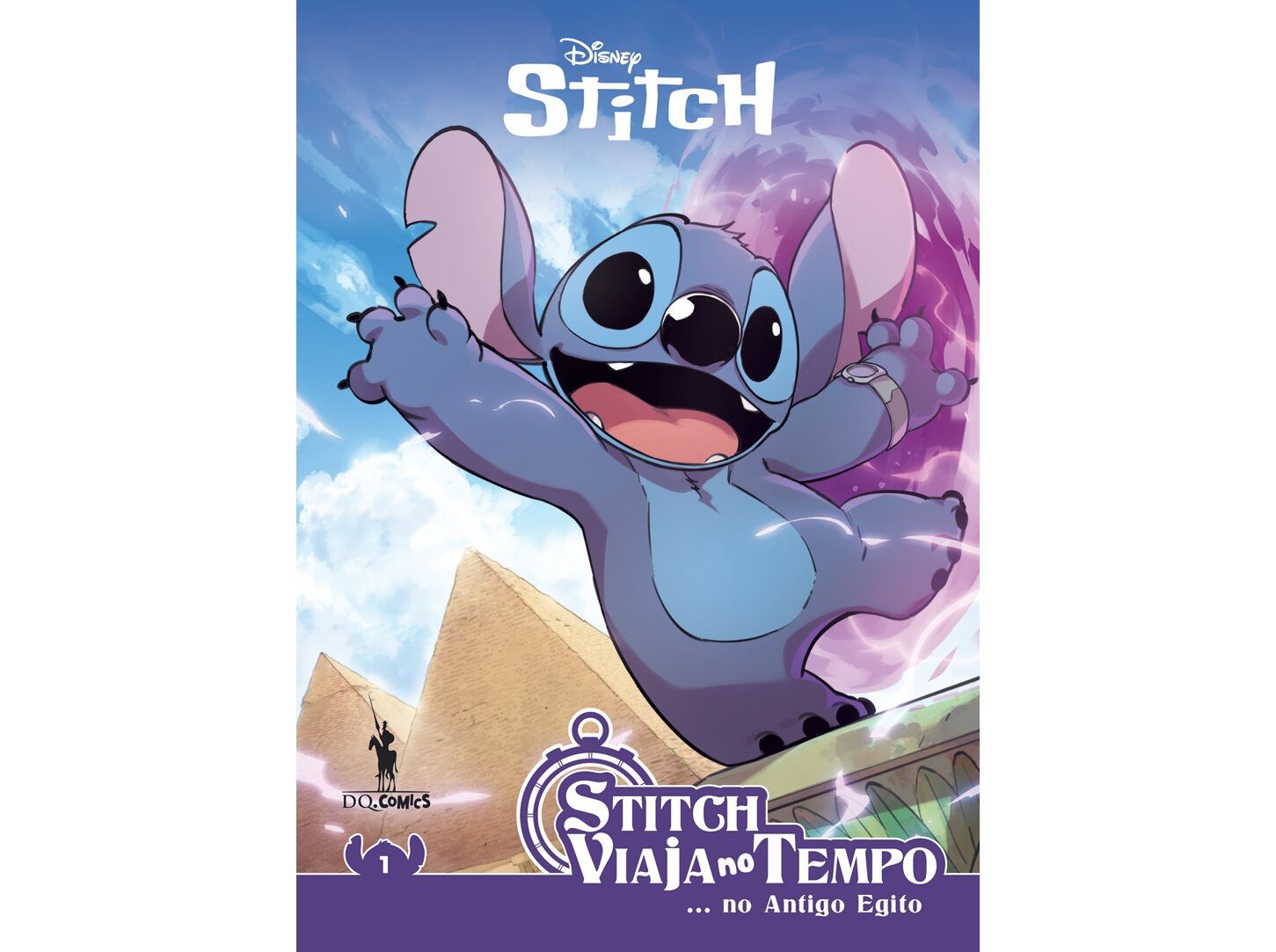 LIVRO STITCH VIAJA NO TEMPO - NO ANTIGO EGITO image number 0