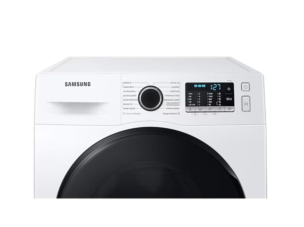 M&Aacute;QUINA DE LAVAR E SECAR ROUPA SAMSUNG WD80TA046BE/EP LAVA 8KG E SECA 5KG image number 4