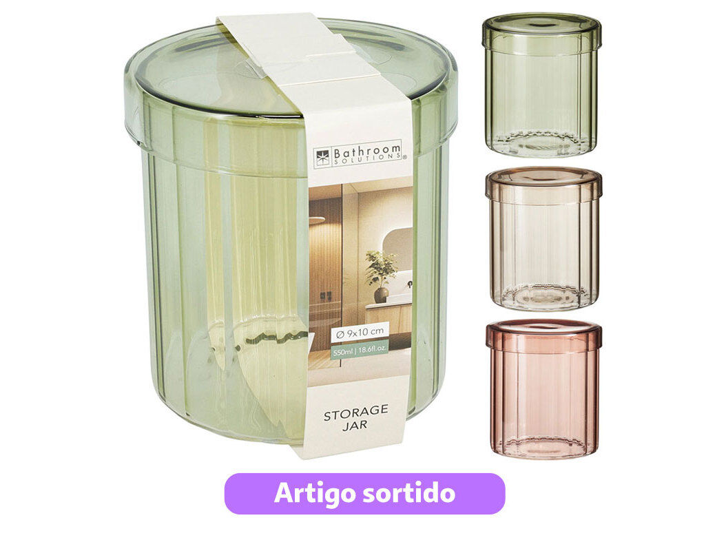 FRASCO VIDRO 9X10CM CORES SORTIDAS