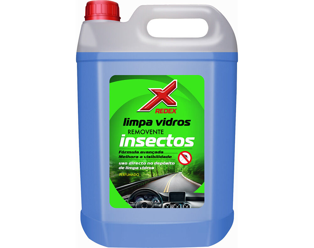 LIMPA VIDROS REDEX REMOVE INSECTOS 5L
