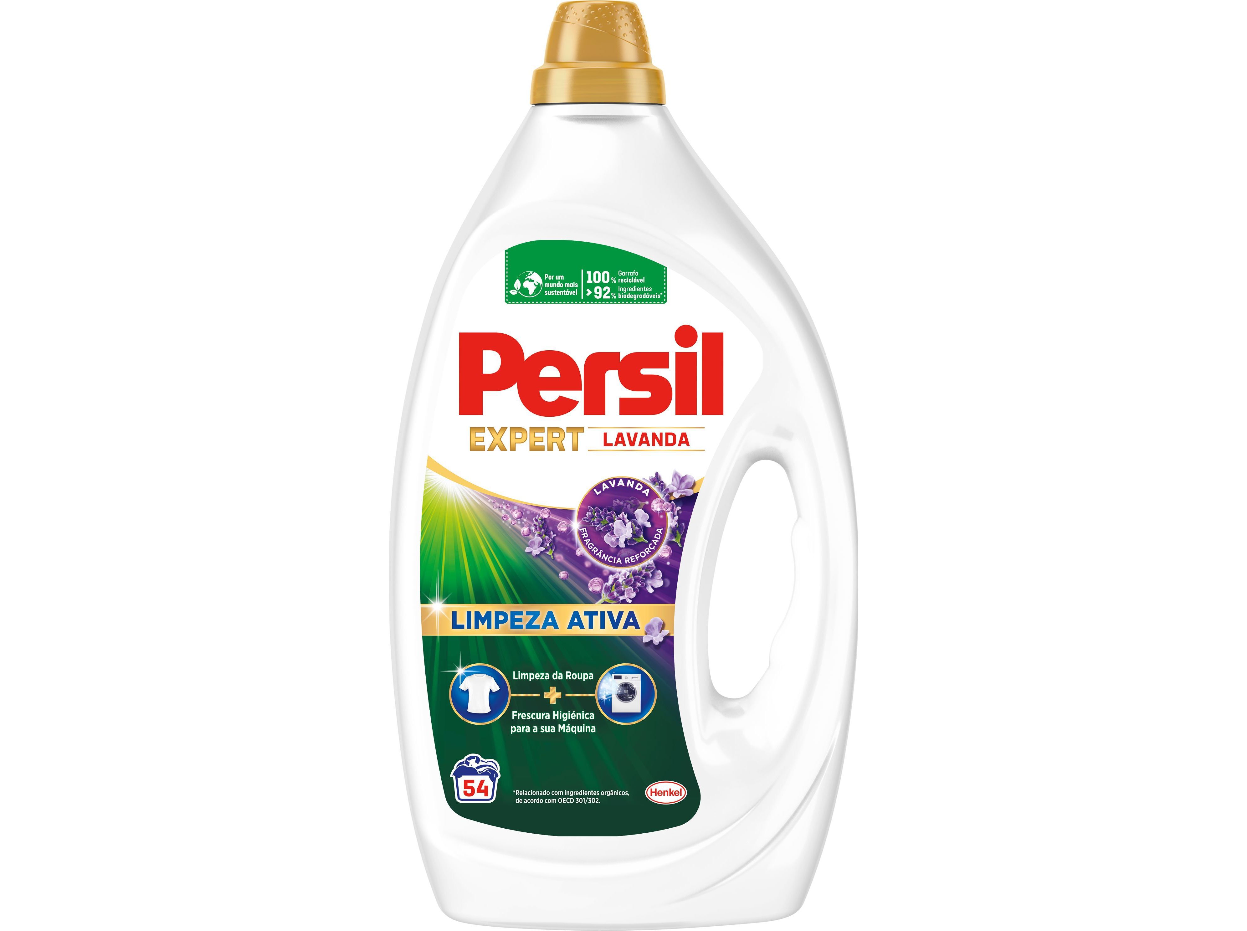 DETERGENTE ROUPA M&Aacute;QUINA LIQU&Iacute;DO PERSIL EXPERT LAVANDA GEL 54D image number 0