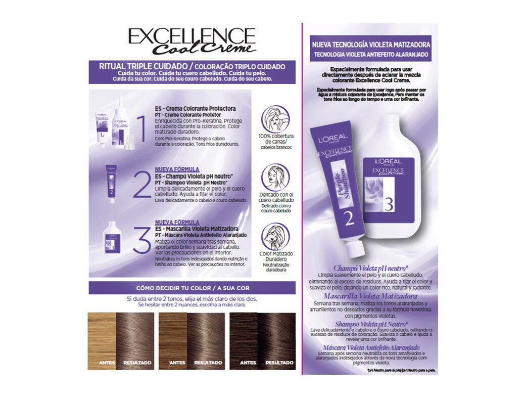 COLORA&Ccedil;&Atilde;O EXCELLENCE COOL CREAM 7.11 image number 2