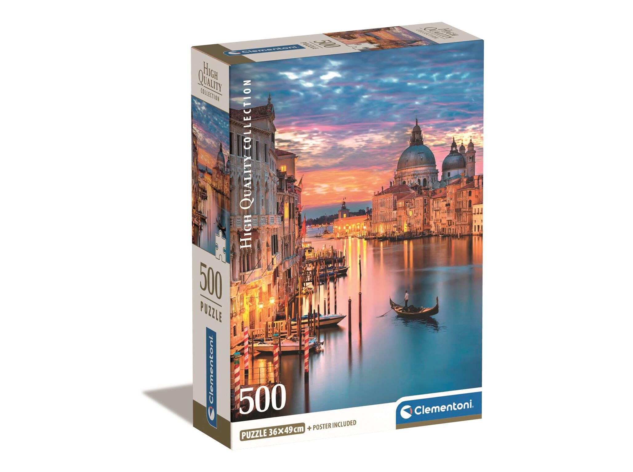 PUZZLE LIGH VENICE CLEMENTONI 500 PE&Ccedil;AS image number 0