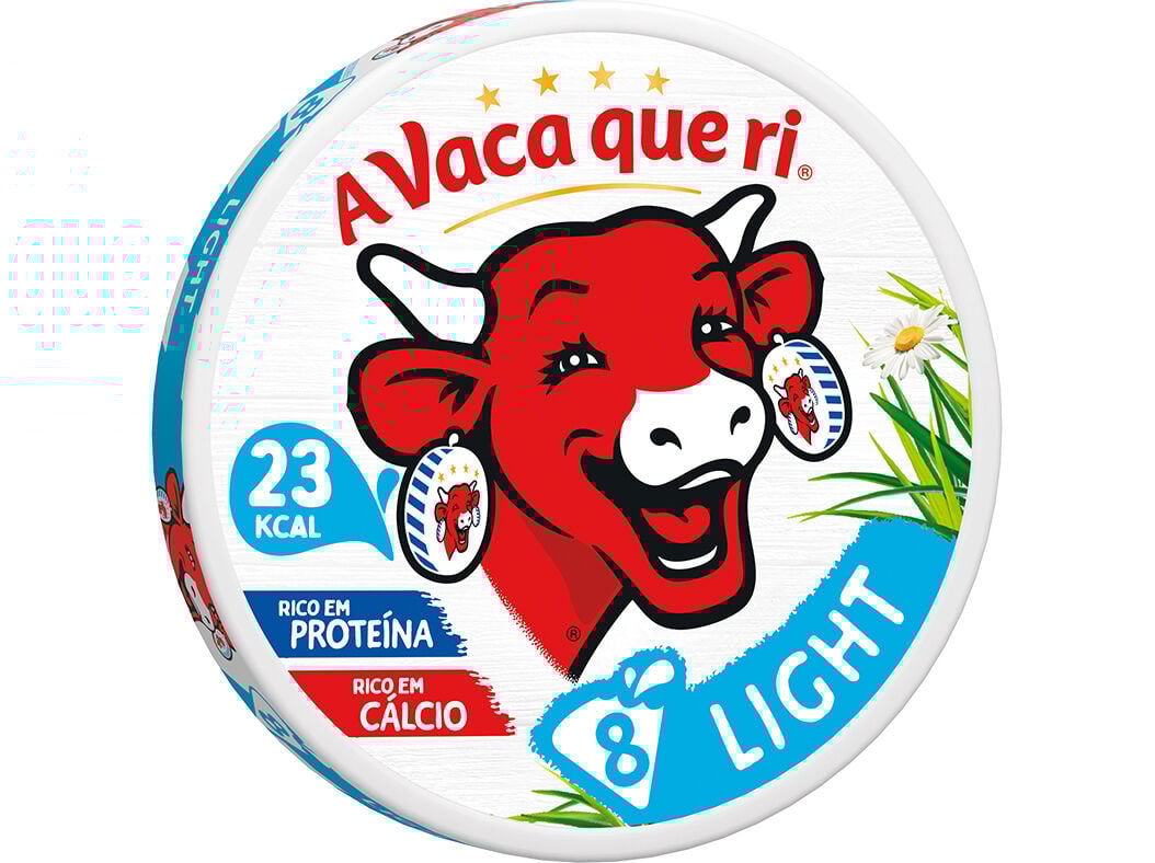 QUEIJO A VACA QUE RI LIGHT POR&Ccedil;&Otilde;ES 125G