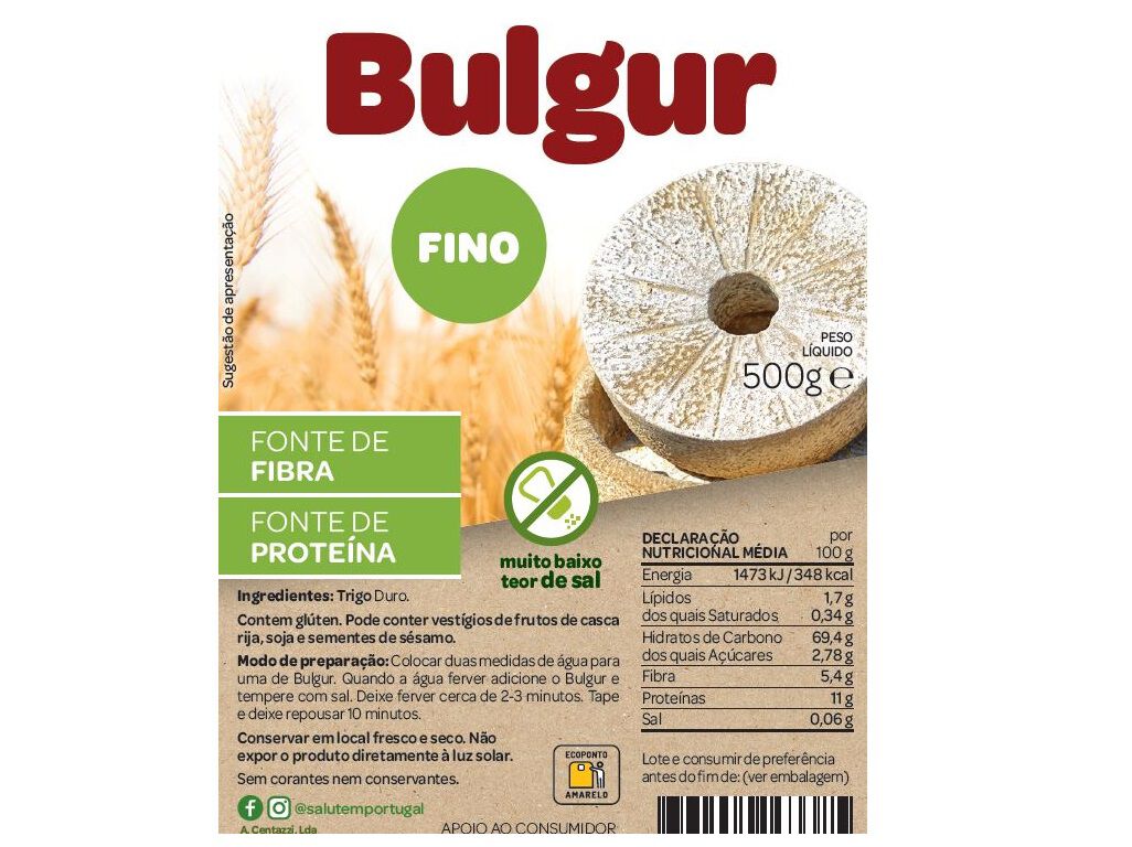 BULGUR SALUTEM FINO 500G image number 1