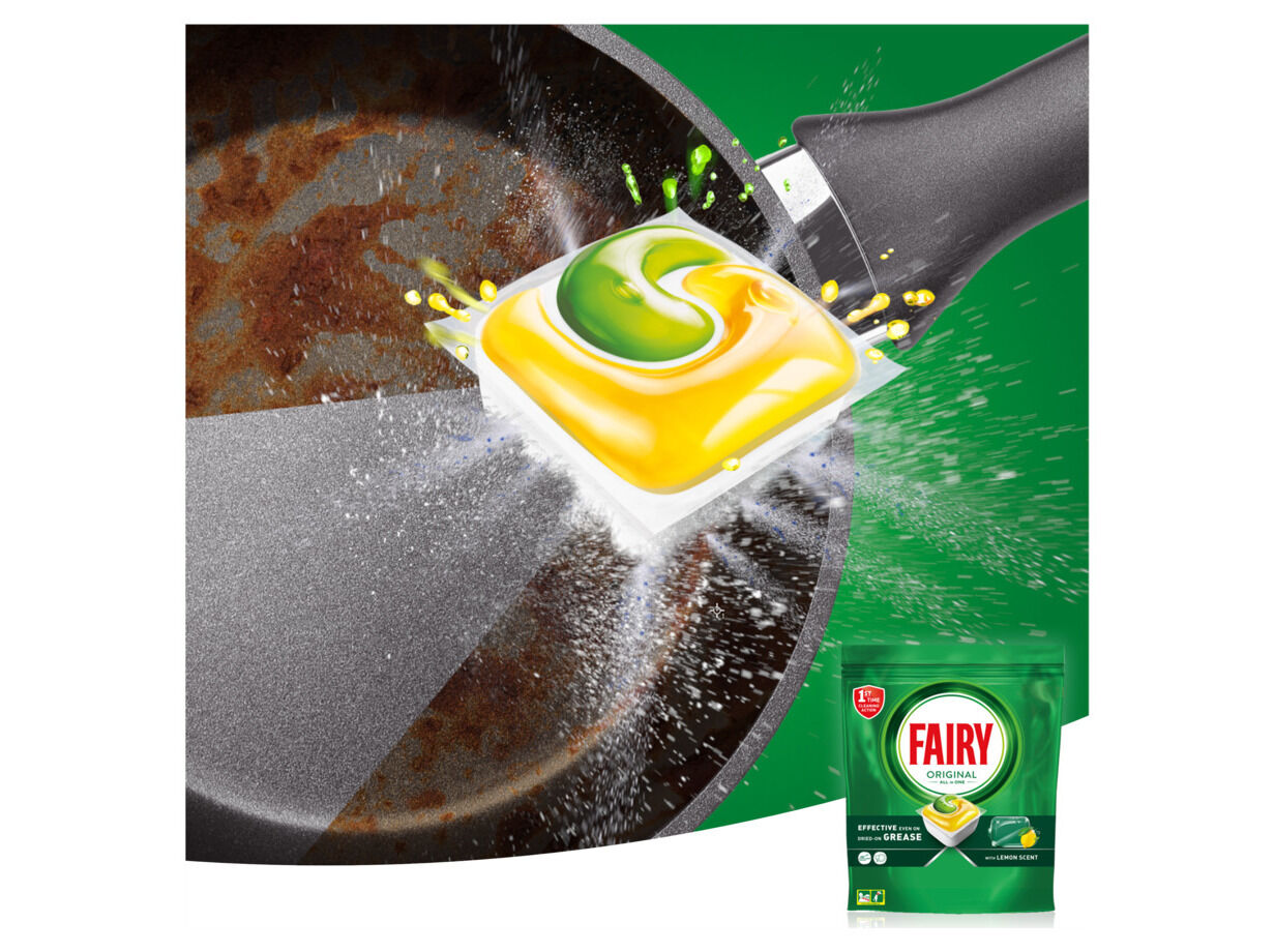 DETERGENTE LOI&Ccedil;A M&Aacute;QUINA FAIRY TUDO EM UM ORIGINAL LIM&Atilde;O 140P image number 3