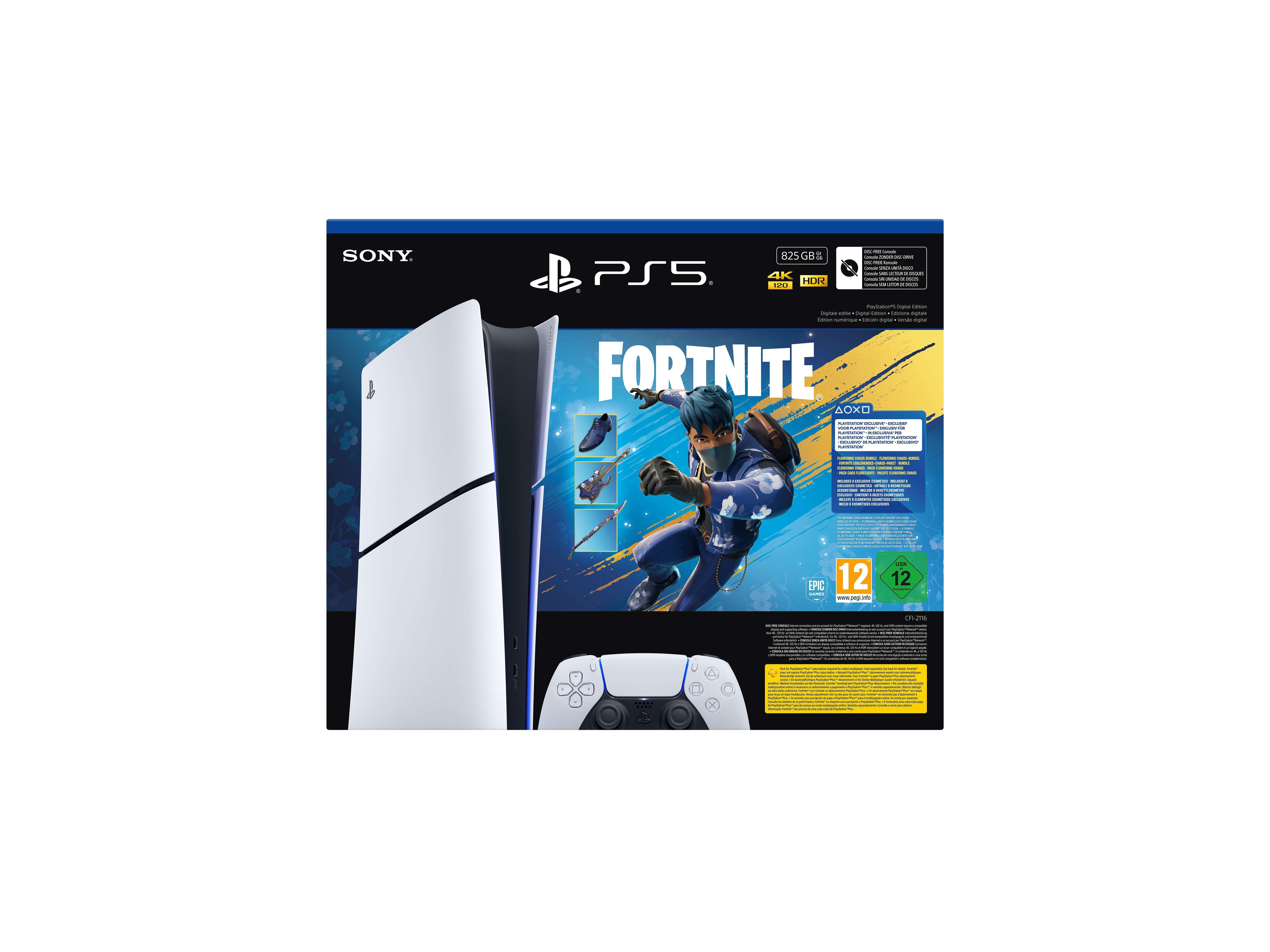 CONSOLA DIGITAL SLIM PS5 +FORTNITE