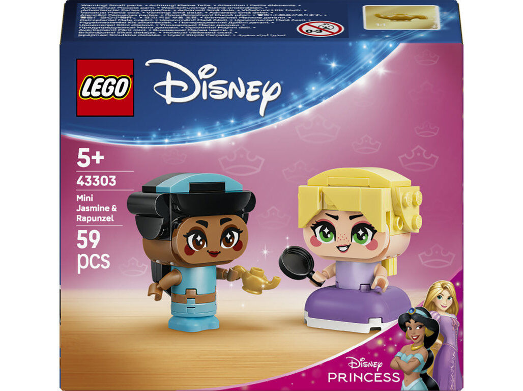 MINI JASMINE E RAPUNZEL LEGO DISNEY PRINCESS 43303