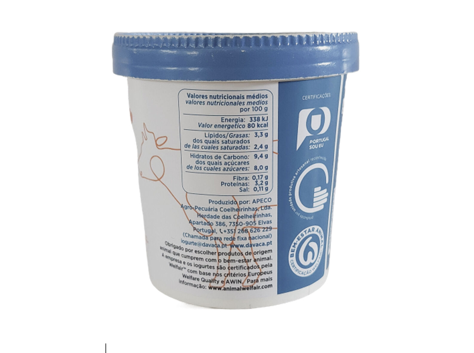 IOGURTE DAVACA TANGERINA 400G image number 2