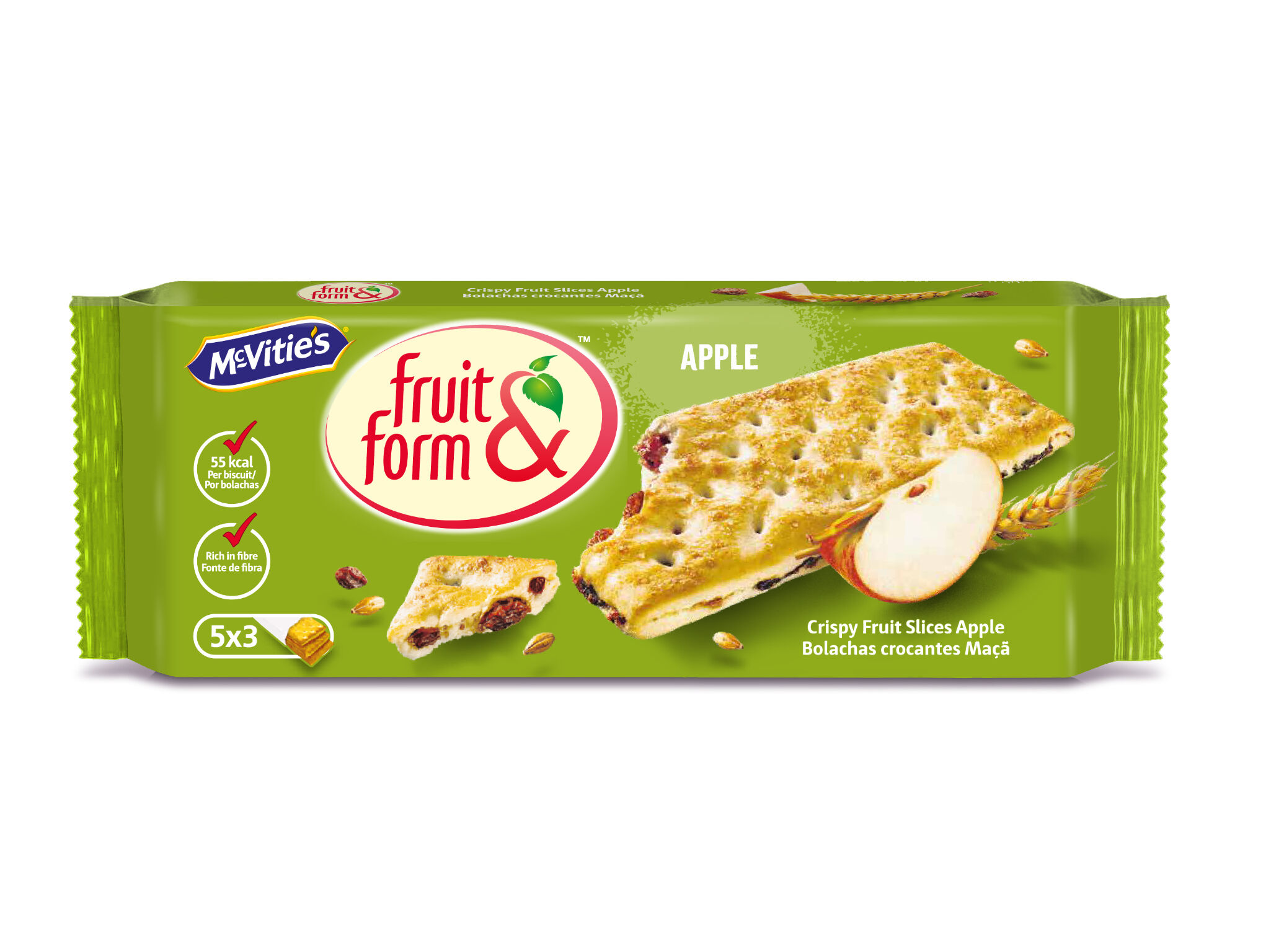 BOLACHA MCVITIE'S MA&Ccedil;&Atilde; CANELA FLOW PACK 218G