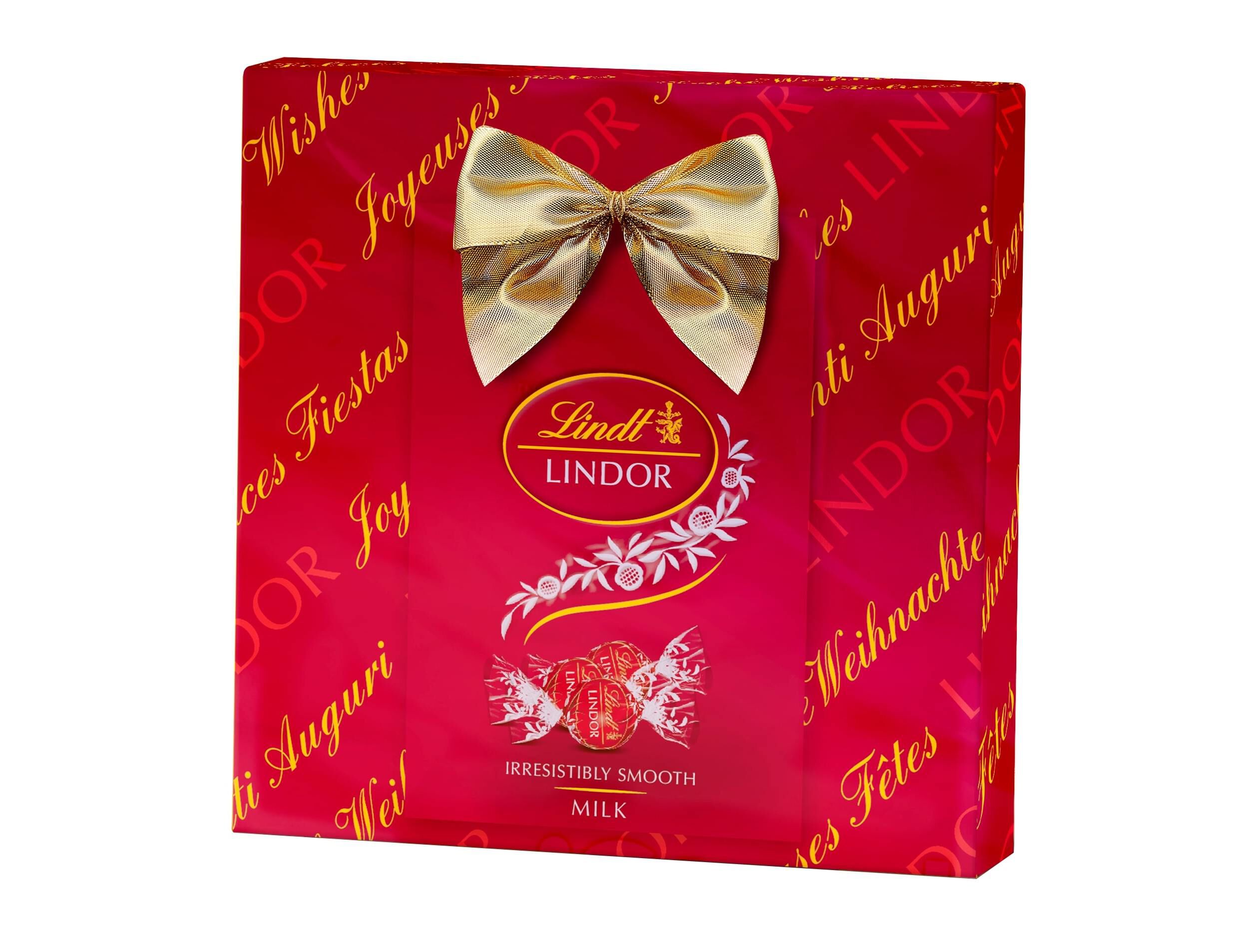 BOMBONS LINDOR LINDT WRAPPED BOX LEITE 137G image number 0