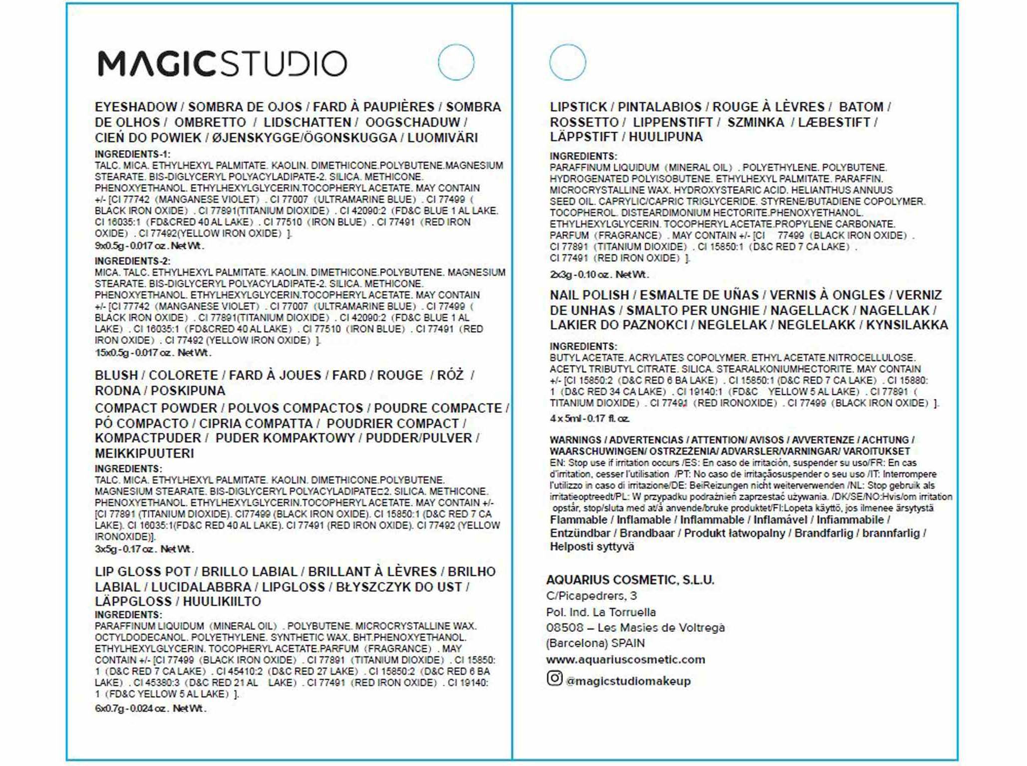 MALA VIAGEM MAKEUP MAGIC STUDIO COLORFUL image number 1