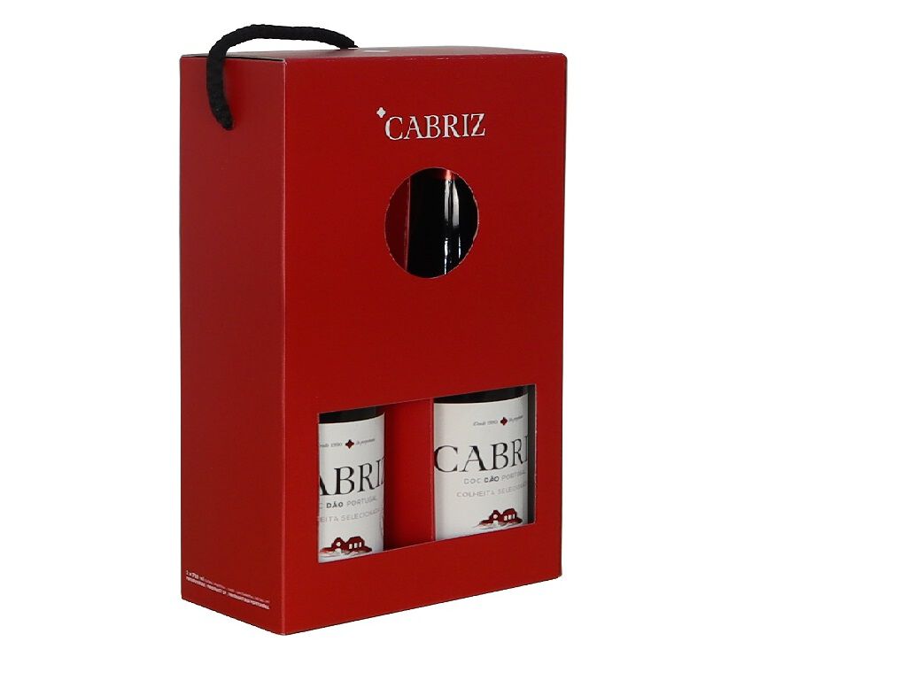CONJUNTO VINHO TINTO CABRIZ COLHEITA SELECIONADA 2X0.75L