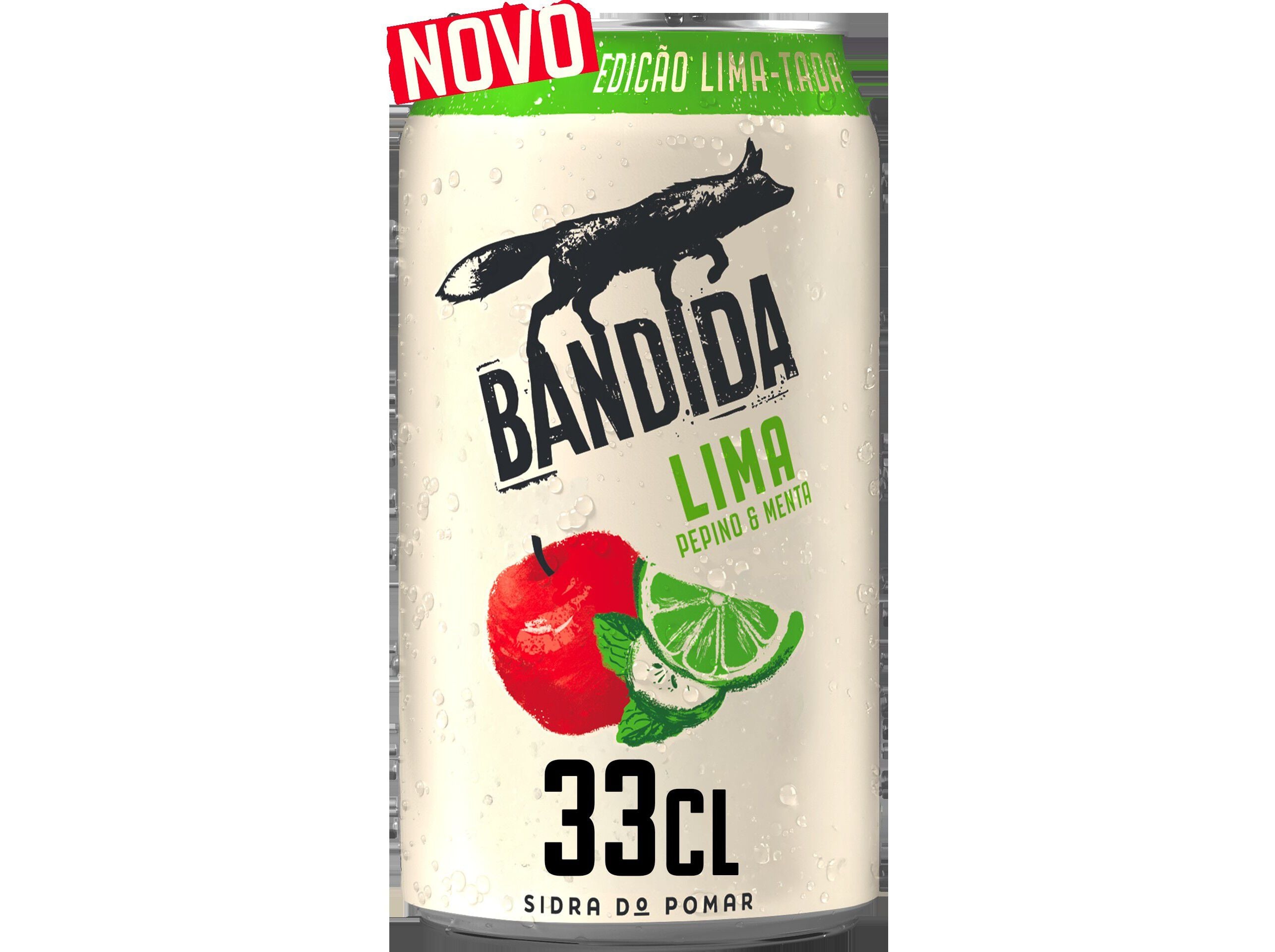 SIDRA BANDIDA LIMA PEPINO&MENTA LATA 0.33L (SDR) image number 1