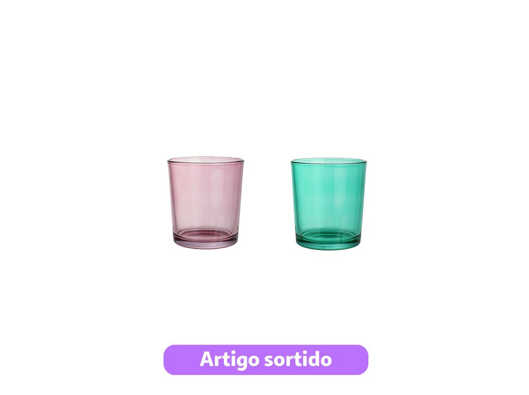 COPOS VIDRO ACTUEL 25CL CORES SORTIDAS