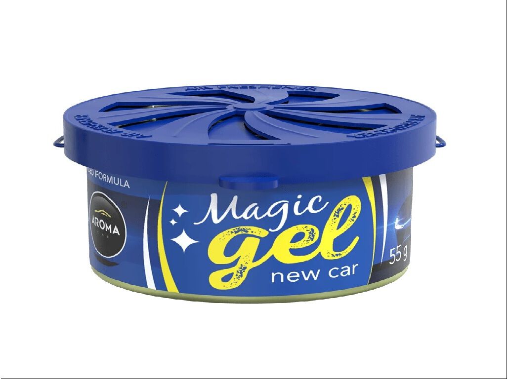AMBIENTADOR AUTO AROMA CAR LATA GEL NEW CAR image number 1
