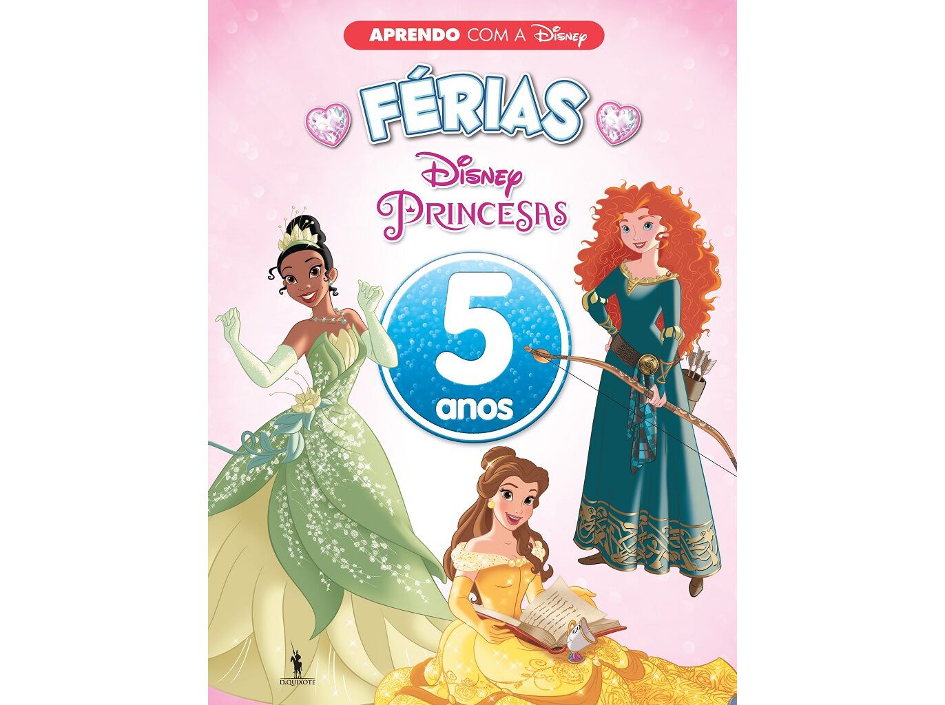 LIVRO APRENDO COM A DISNEY F&Eacute;RIAS PRINCESAS 5 ANOS