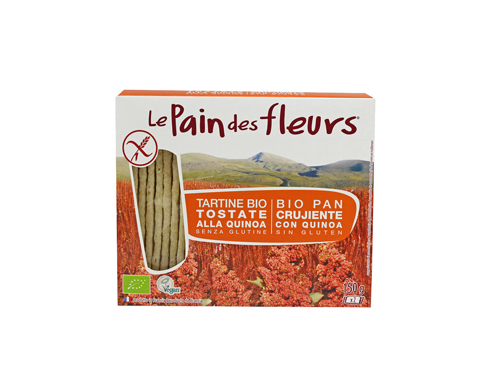 SNACKS LE PAIN DES FLEURS QUINOA BIO 150G image number 1
