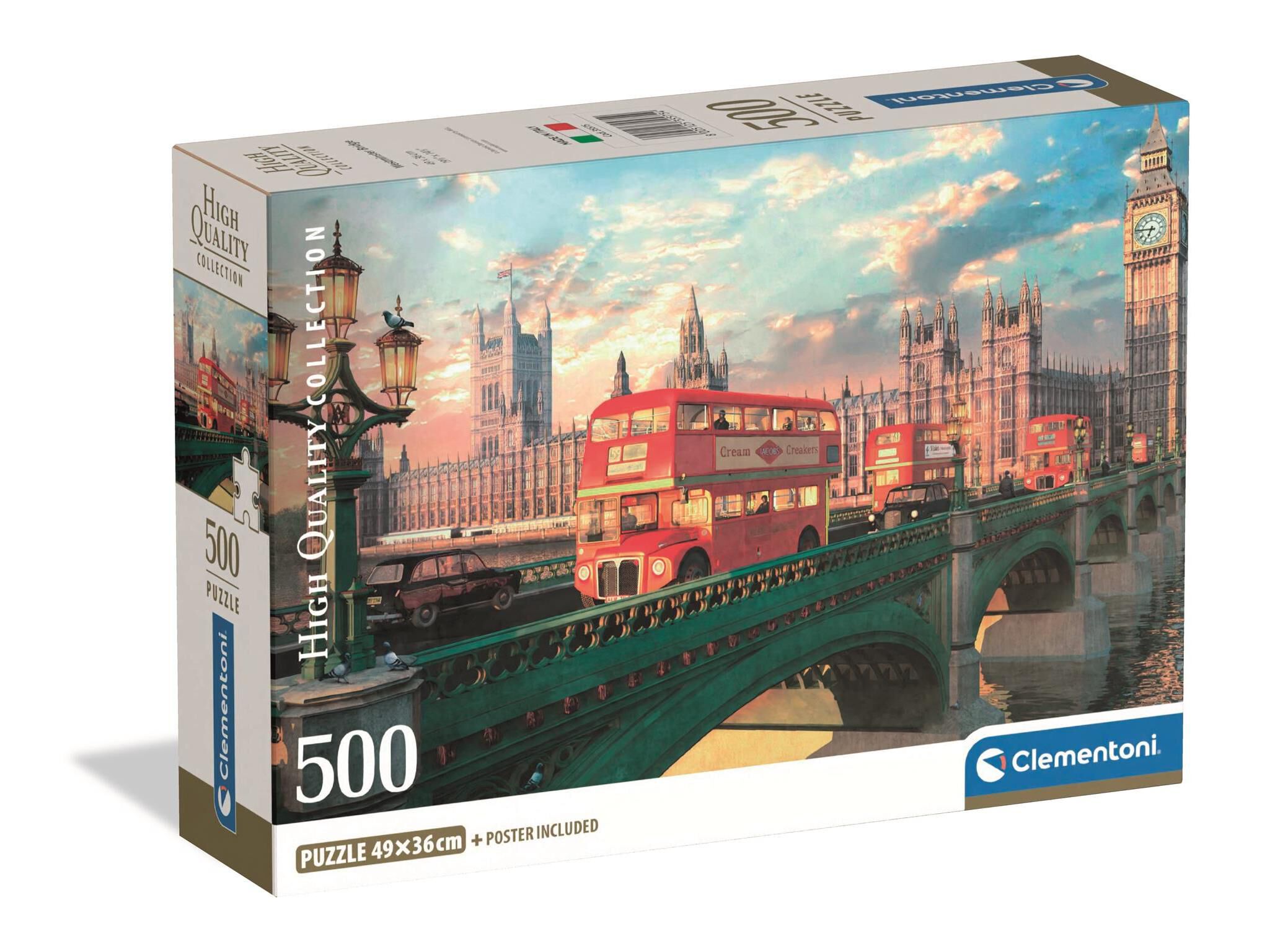 PUZZLE CLEMENTONI PONTE WESTMINSTER 500 PE&Ccedil;AS image number 0