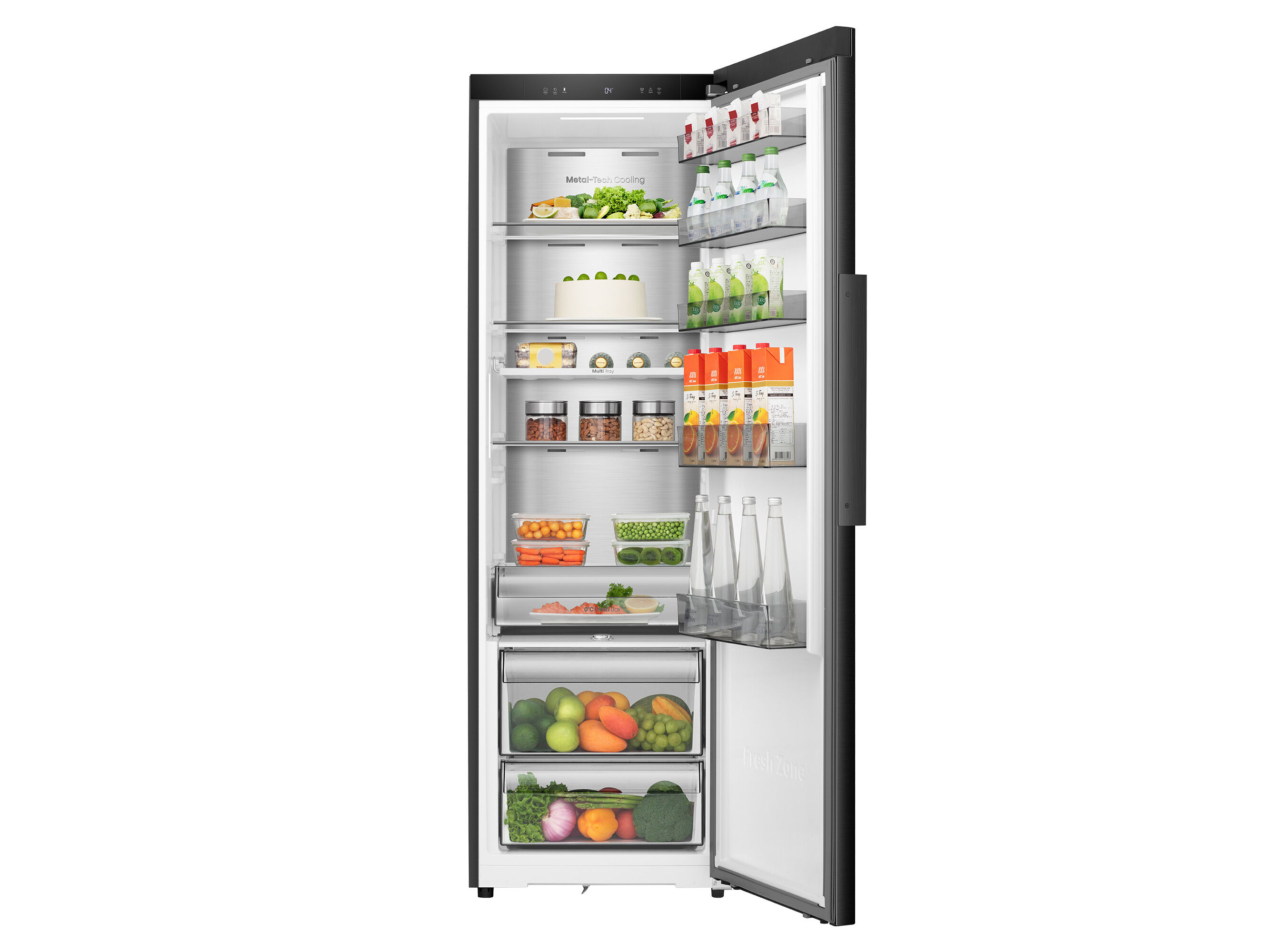 FRIGOR&Iacute;FICO HISENSE KITCHEN FIT RL3K370SAFC (NO FROST C 185.6CM 372L PRETO) image number 1