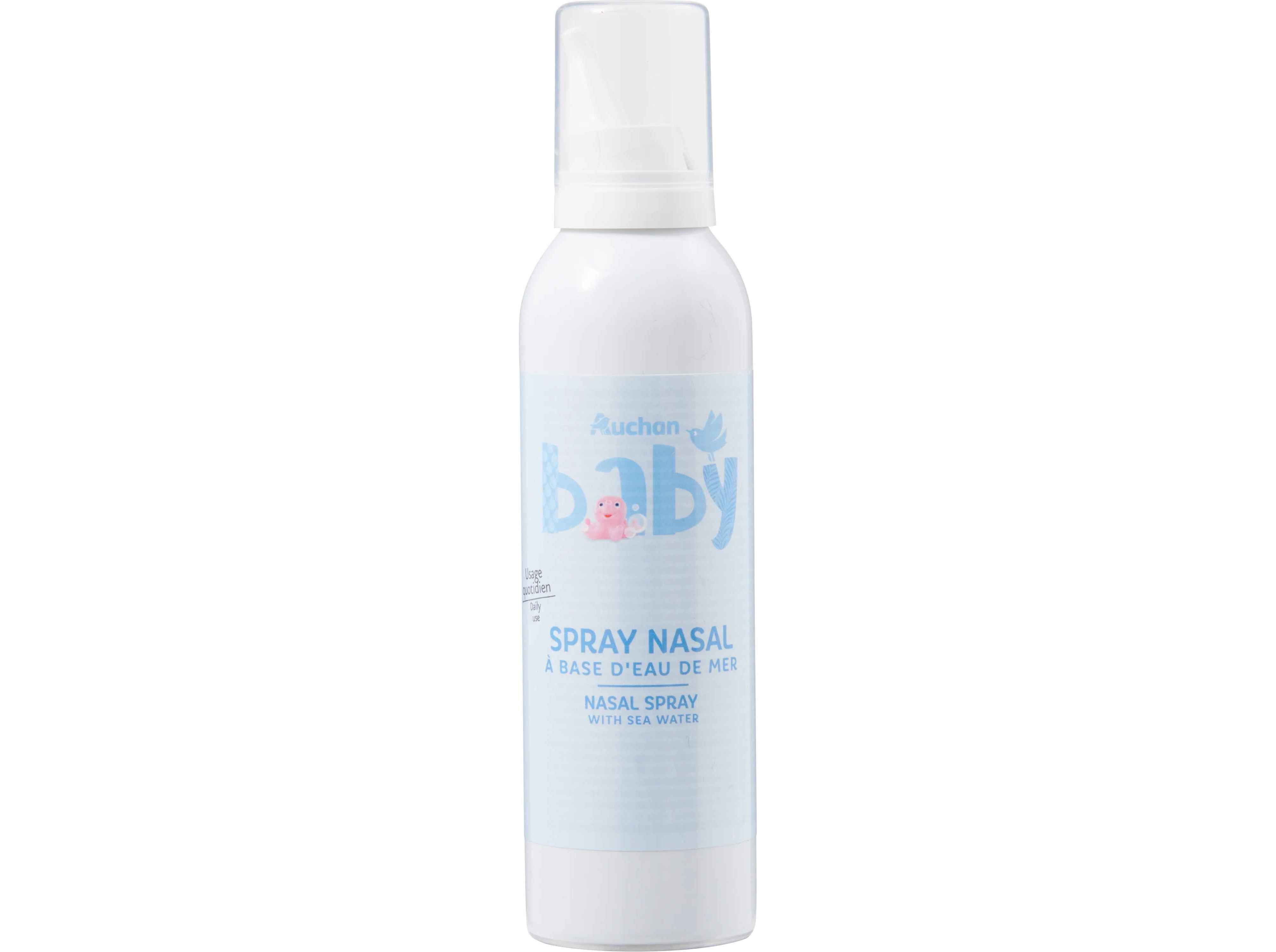 SPRAY NASAL AUCHAN BABY &Agrave; BASE DE &Aacute;GUA DO MAR 150ML