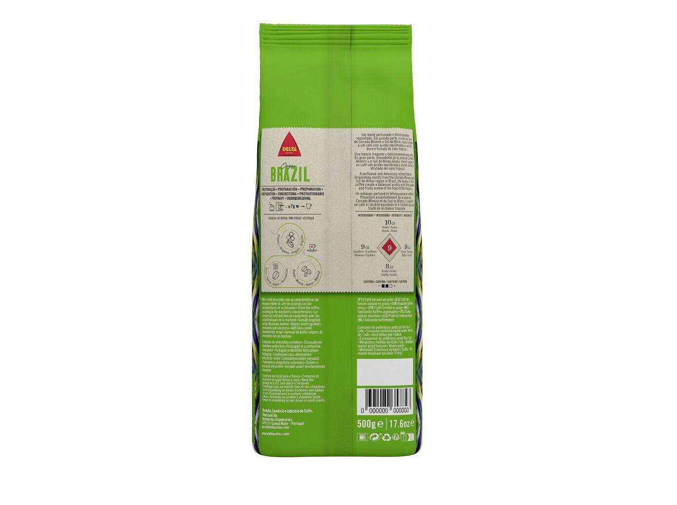 CAF&Eacute; EM GR&Atilde;O DELTA BRAZIL 500 G image number 1