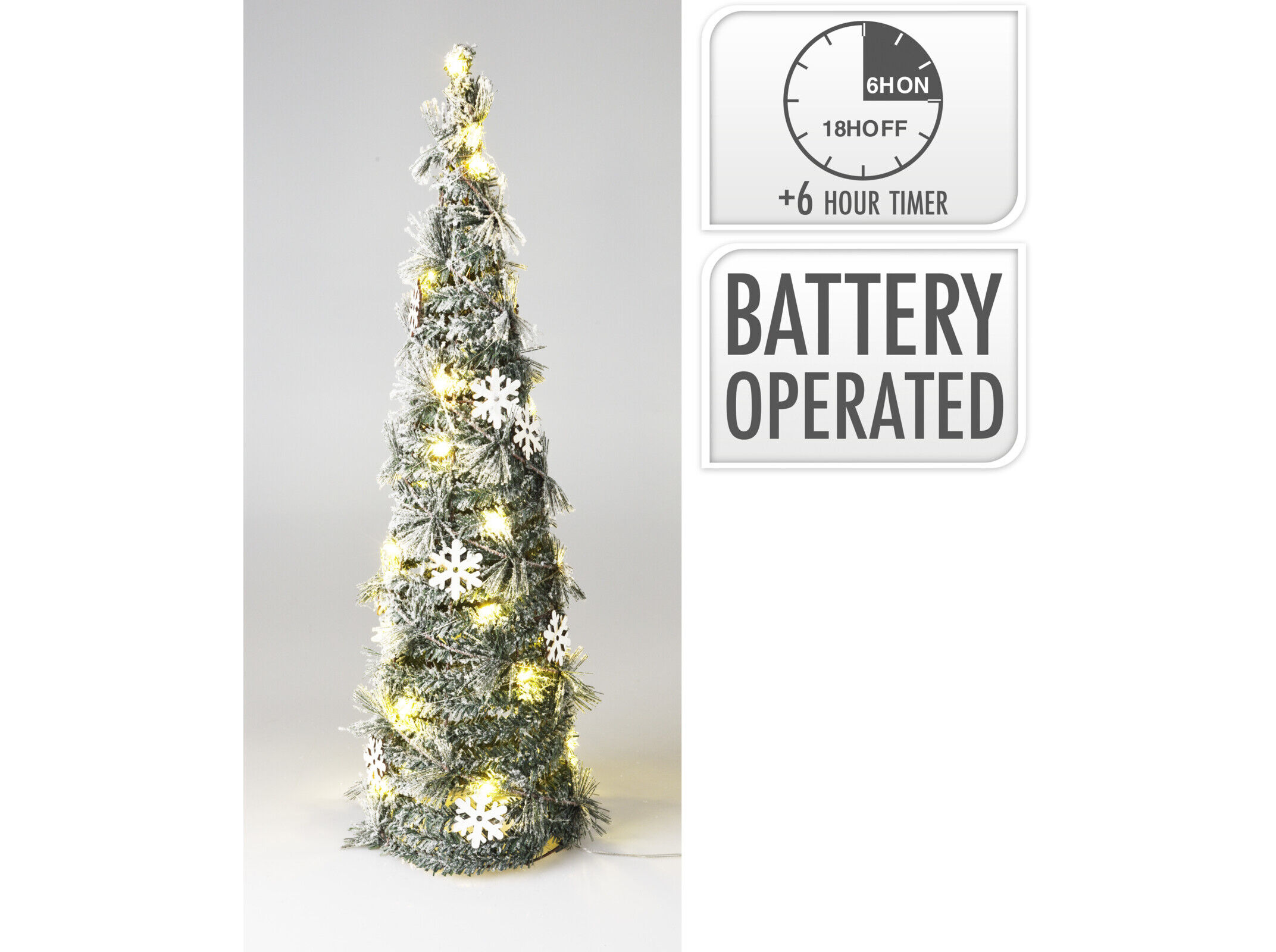 &Aacute;RVORE DE NATAL LED 18.5X18.5X60CM