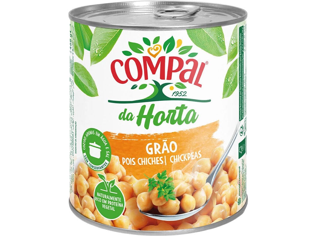 GR&Atilde;O COMPAL DA HORTA COZIDO 845G