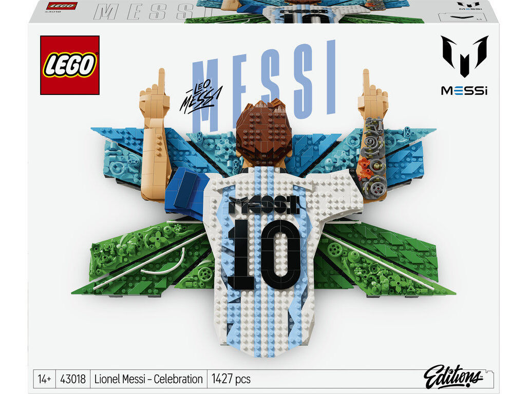 LIONEL MESSI: COMEMORA&Ccedil;&Atilde;O LEGO EDITIONS FOOTBALL 43018 image number 0