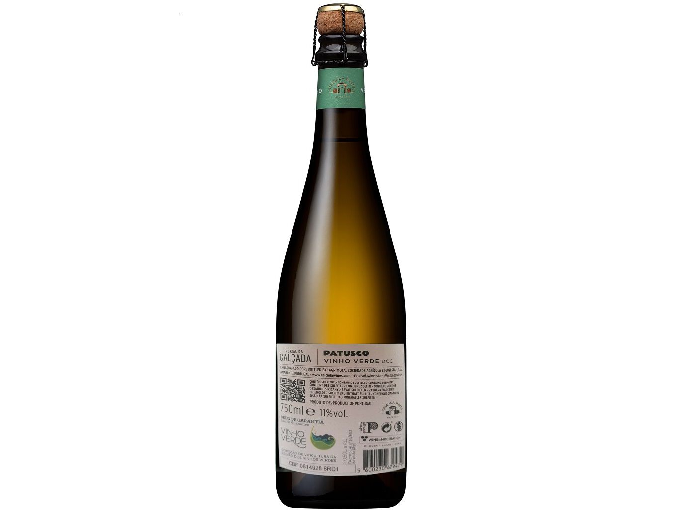 VINHO BRANCO PATUSCO VINHOS VERDES 0.75L image number 1