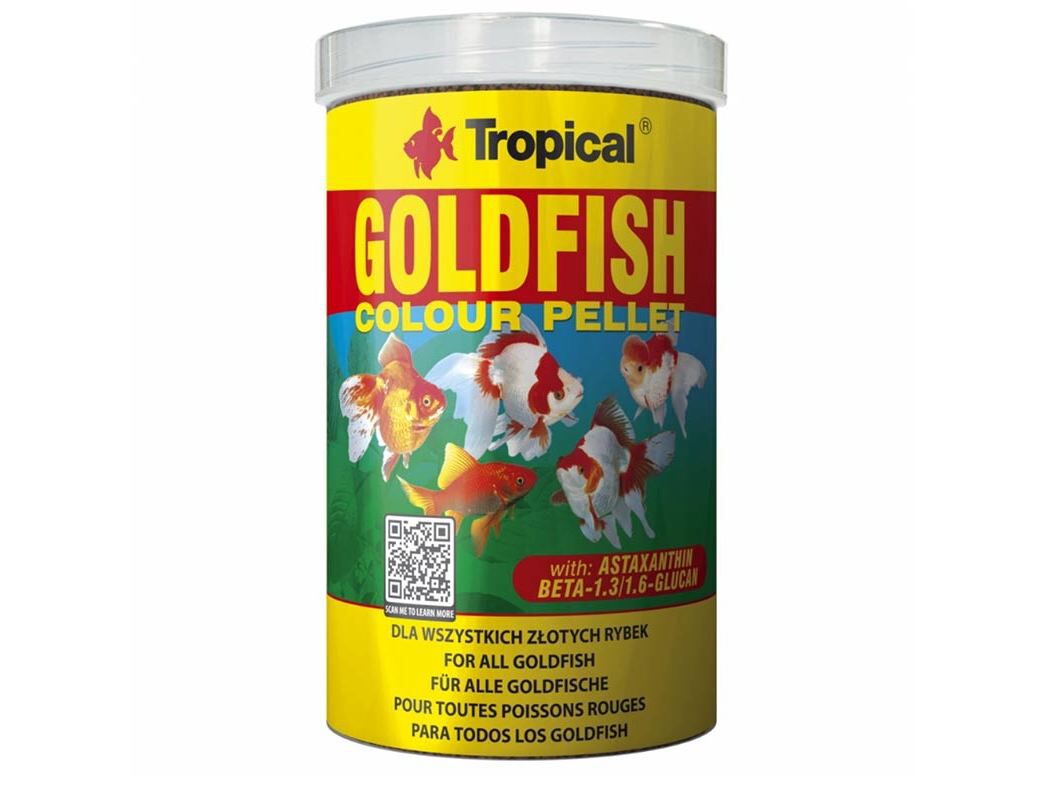 COMIDA PARA PEIXES TROPICAL GOLDFISH COLOUR PELLET 250ML