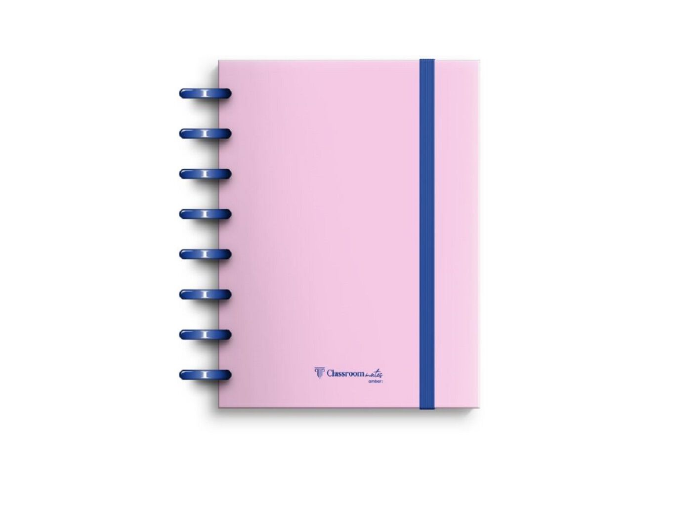 CADERNO ECOSMART A5 AMBAR ROSA COM CAPA POLIPROPILENO 100 FOLHAS