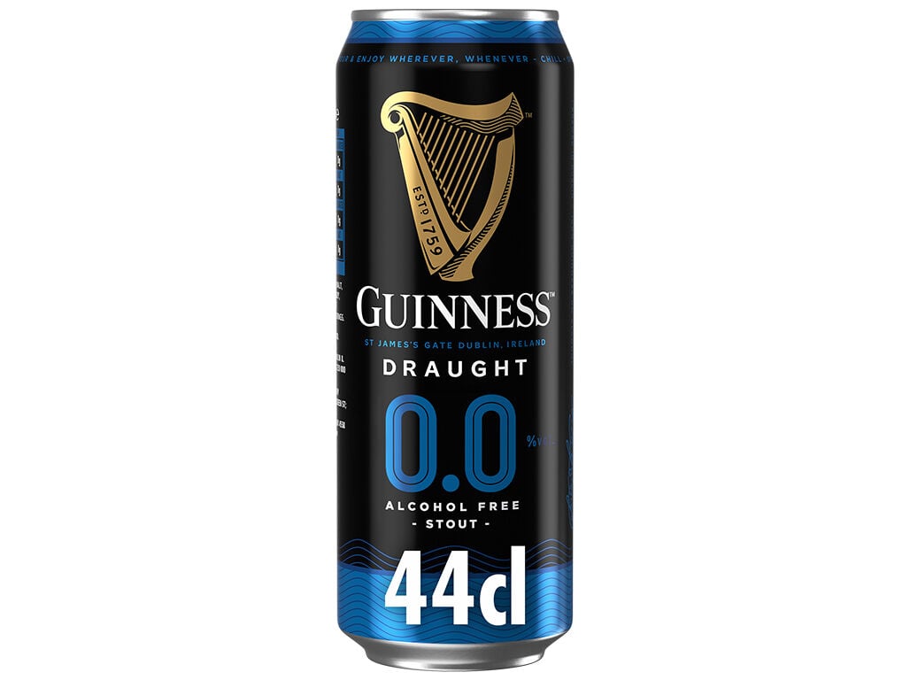 CERVEJA SEM ALCOOL GUINNESS LATA 0.0% 044L image number 0