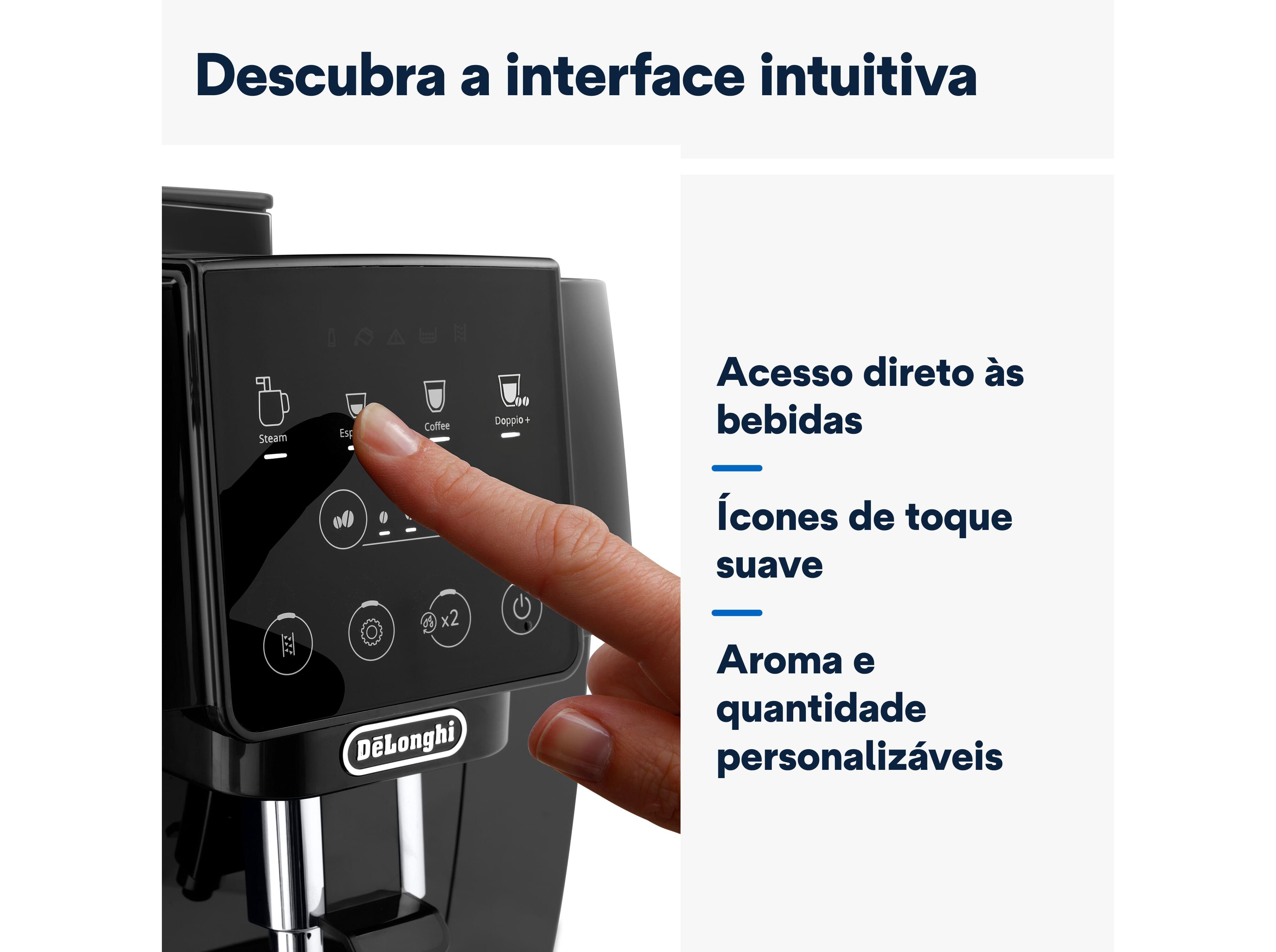 M&Aacute;QUINA DE CAF&Eacute; EXPRESSO AUTOM&Aacute;TICA DELONGHI MAGNIFICA START ECAM220.21.B image number 4