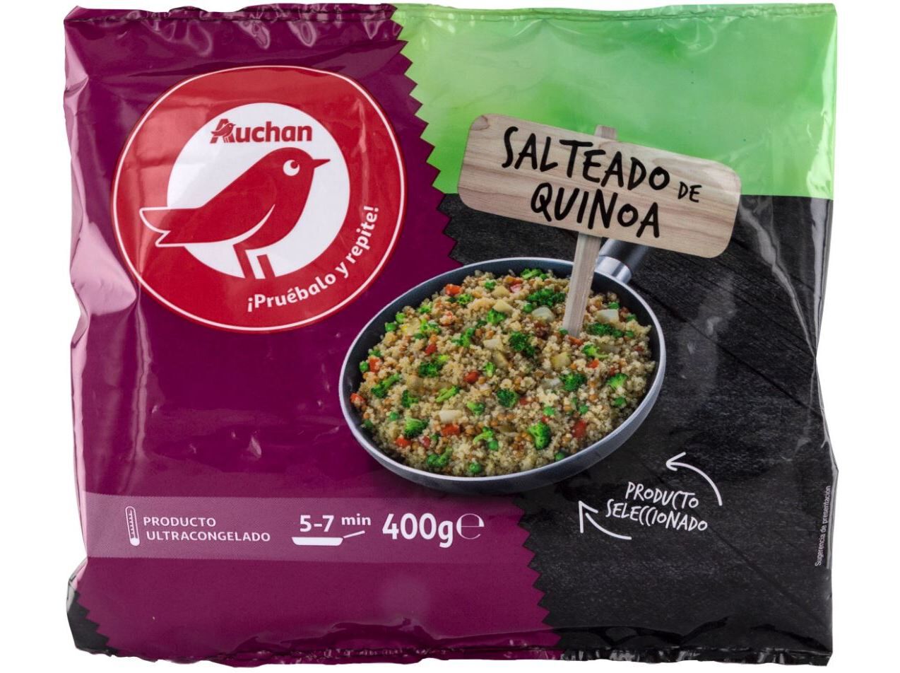 SALTEADO AUCHAN QUINOA E LENTILHAS 400G image number 0