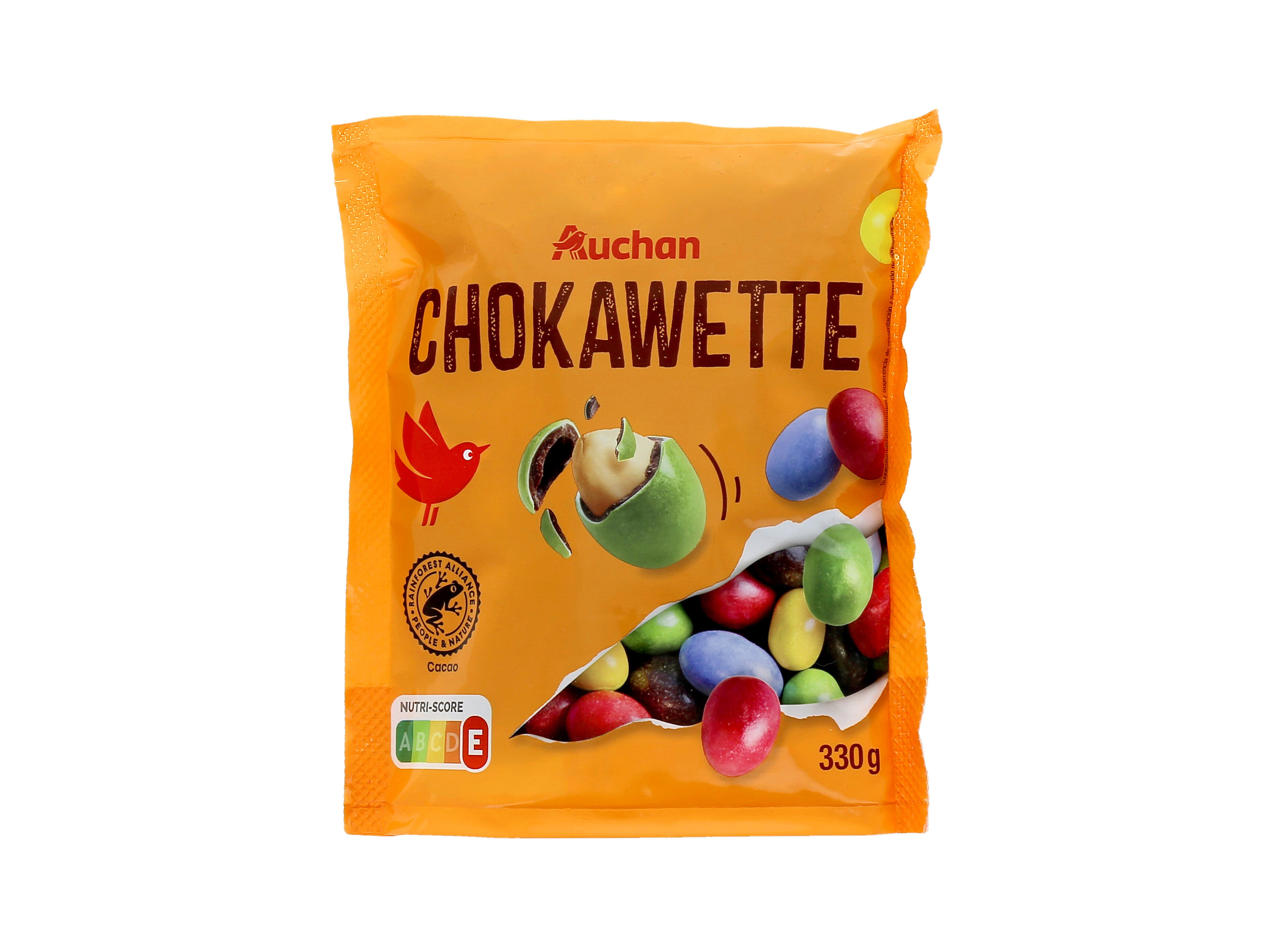 DRAGEIAS DE AMENDOIM AUCHAN COBERTURA CHOCOLATE 330G image number 0