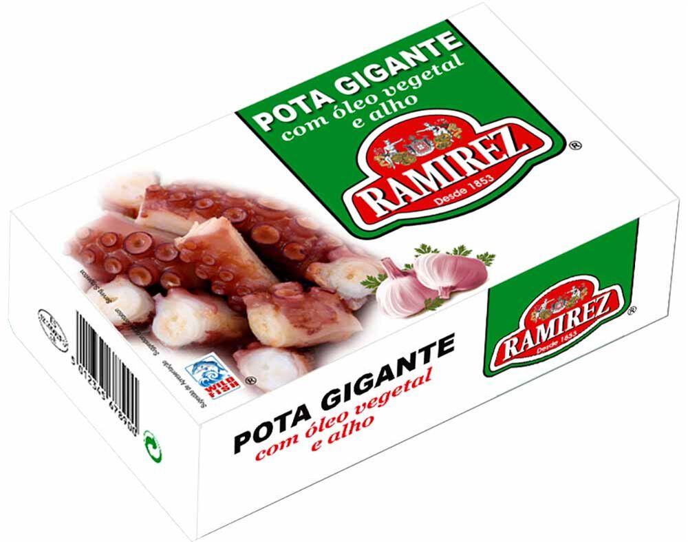 POTA GIGANTE RAMIREZ &Oacute;LEO E ALHO 120(75)G