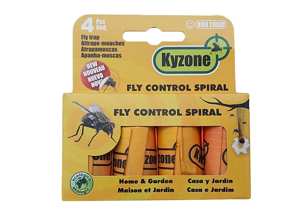 FITAS APANHA MOSCAS KYZONE BLISTER PACK 4 UNIDADES