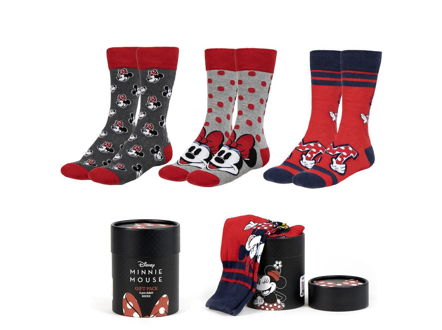 GIFTSET MINNIE PACK 3 PARES DE MEIAS