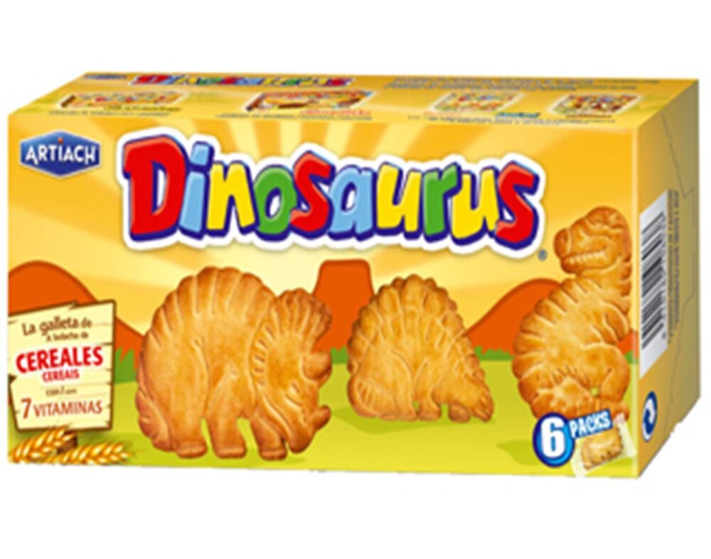 BOLACHA ARTIACH DINOSAURUS 185G
