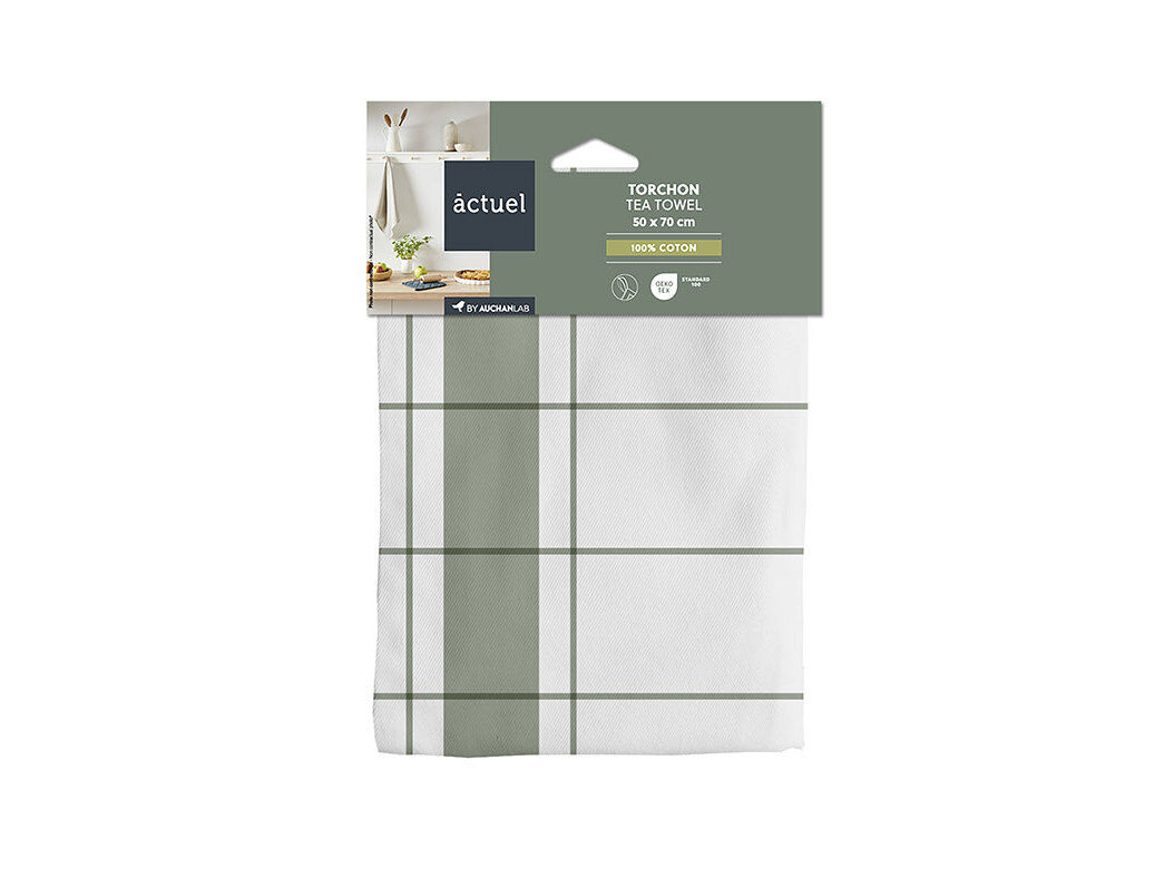 PANO COZINHA ACTUEL RISCAS SAGE 50X70CM