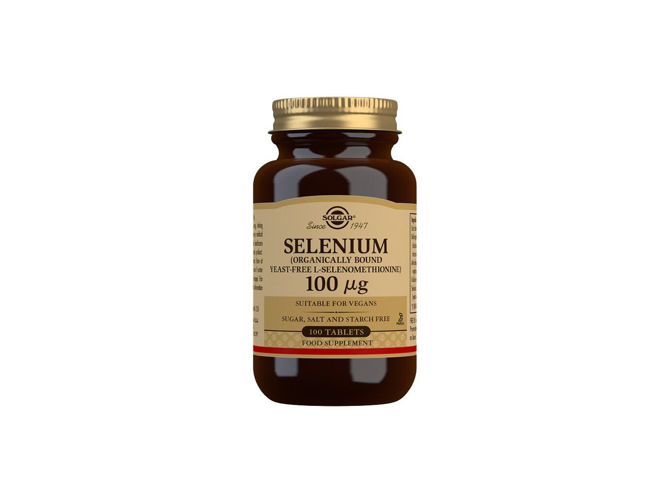 SUPLEMENTO SOLGAR SELENIUM 100MCG 100CPS
